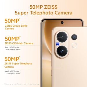 Vivo V60 ZEISS dual rear camera setup
