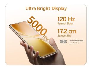 Vivo V60 6.77-inch AMOLED 120Hz display