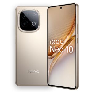 iQOO Neo 10 5G smartphone design front and back view