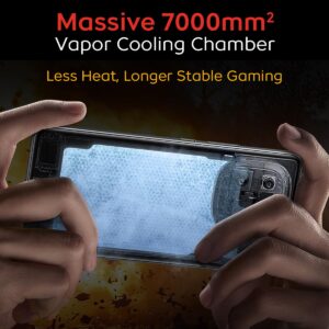  iQOO Neo 10 large vapor cooling chamber for heat dissipation during gaming