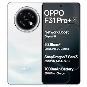 "Oppo F31 Pro Plus 5G smartphone front and back design in premium finish"