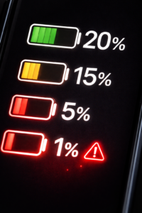 phone battery percentage drops suddenly from 20 to 0